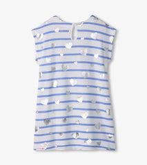 Hatley Girls Heart Stripes Slouchy Dress