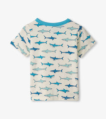 Hatley Baby & Toddler Boys Hungry Sharks Bamboo Henley