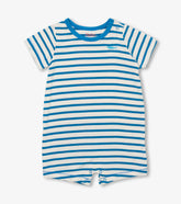 Hatley Baby & Toddler Boys Shark Stripes Bamboo Romper
