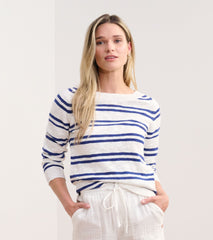 Hatley Mariner Sweater - Navy and White Stripes