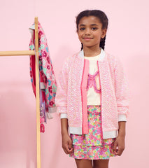 Hatley Girls Pearl Mermaid Sequined Bomber Jacket