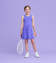 Hatley Girls Purple Active A-Line Dress