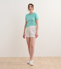 Hatley Simone Knit Tee - Teal Stripes