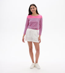 Hatley Button Breton - Watermelon Stripes