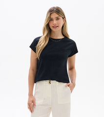 Hatley Ella Relaxed Tee - Black