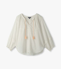Hatley Naomi Blouse - Blush Swiss Dot