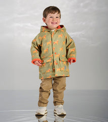 Hatley Baby & Toddler Boys Camping Puppy Button-Up Rain Jacket