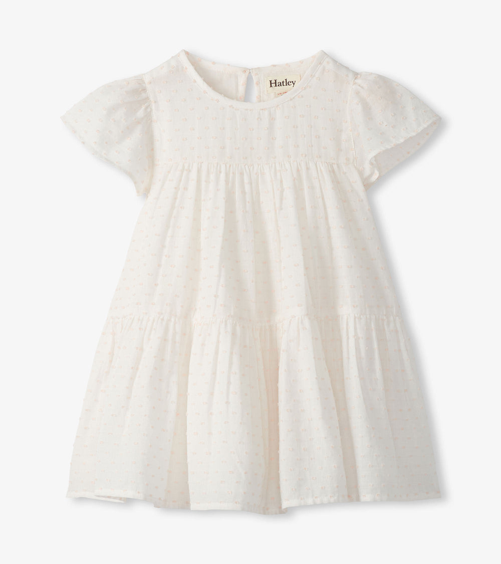 Hatley Baby & Toddler Girls Pearl Swiss Dot Puff Dress