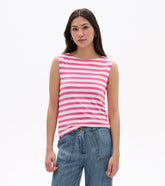 Hatley Everyday Tank - Carmine Rose Stripes