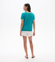 Hatley Simone Knit Tee - Ceramic