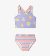 Hatley Girls Lavender Sunshine Two-Piece Swimsuit