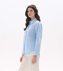 Hatley Relaxed Button Down - Light Blue Chambray
