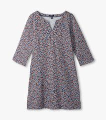 Hatley Lily Notch Neck Dress - Mini Vines