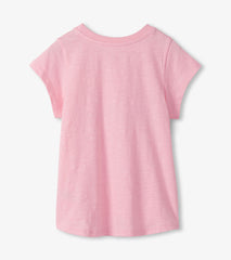 Hatley Girls Summer Palm Tie Front T-Shirt