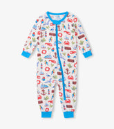 Hatley Baby Boys Painted Seascape Bamboo Sleeper