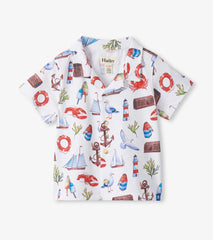 Hatley Baby & Toddler Boys Painted Seascape Jersey Button Down