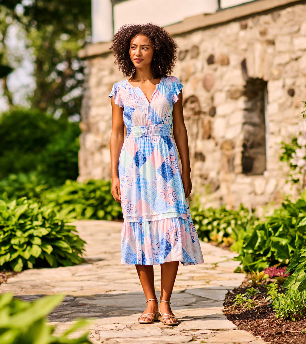 Hatley Fiona Dress - Mixed Match Patches