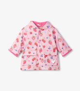 Hatley Baby & Toddler Girls Summer Berries Button-Up Rain Jacket