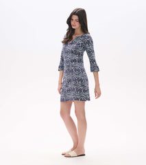 Hatley Lily Notch Neck Dress - Soft Ikat