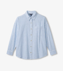 Hatley Relaxed Button Down - Cashmere Blue Stripes