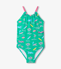 Hatley Girls Tropical One-Piece Swimsuit