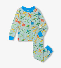 Hatley Boys Vintage Aircrafts Cotton Pajama Set