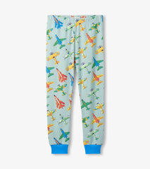 Hatley Boys Vintage Aircrafts Cotton Pajama Set