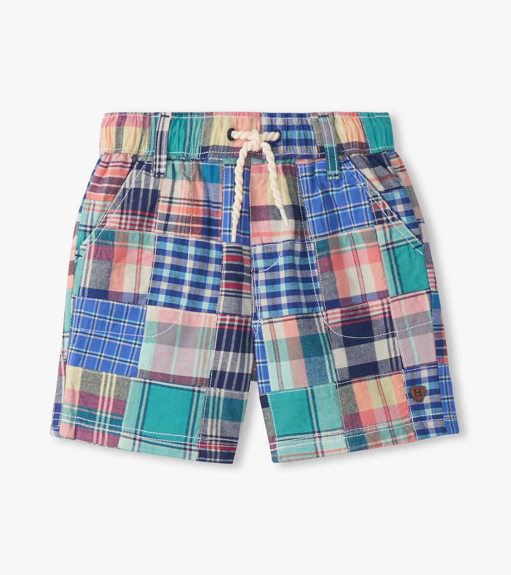 Hatley Boys Vintage Summer Madras Woven Shorts