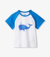 Hatley Baby & Toddler Boys Spouting Whale Raglan T-Shirt