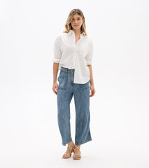 Hatley Relaxed Button Down - White