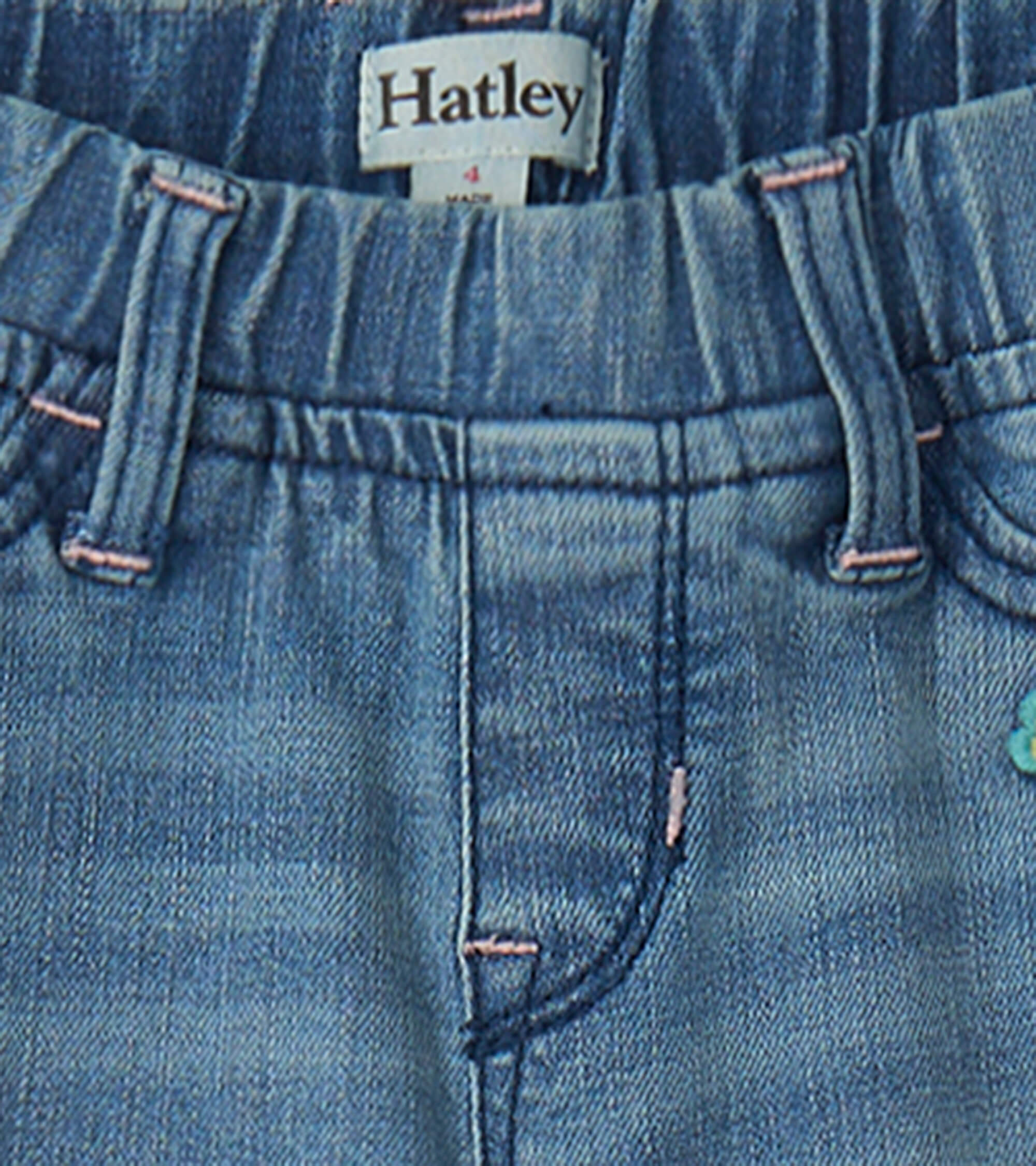 Hatley Girls Pretty Patches Stretch Jeans