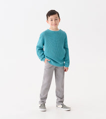 Hatley Boys Dark Grey Herringbone Straight Leg Pants