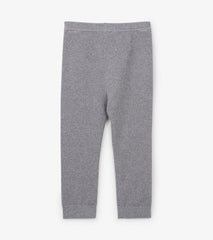 Hatley Baby Silver Glitter Cable Knit Leggings
