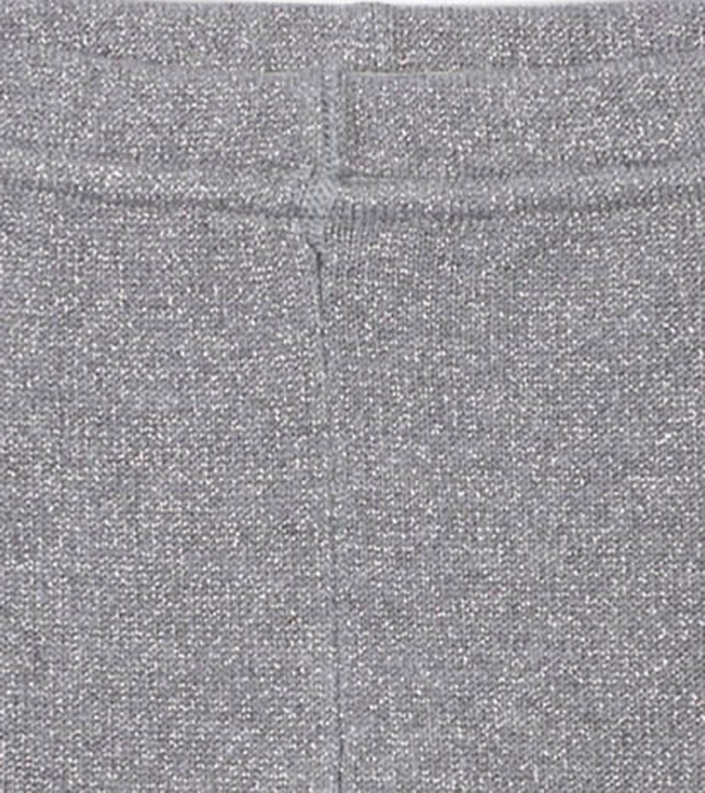Hatley Baby Silver Glitter Cable Knit Leggings