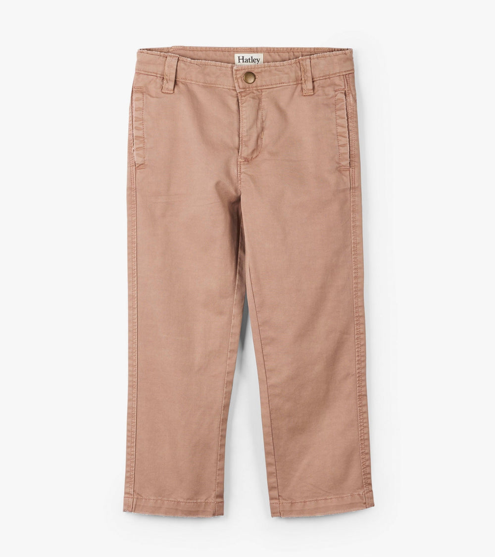Hatley Boys Khaki Twill Pants