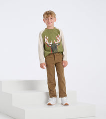 Hatley Boys Khaki Twill Pants