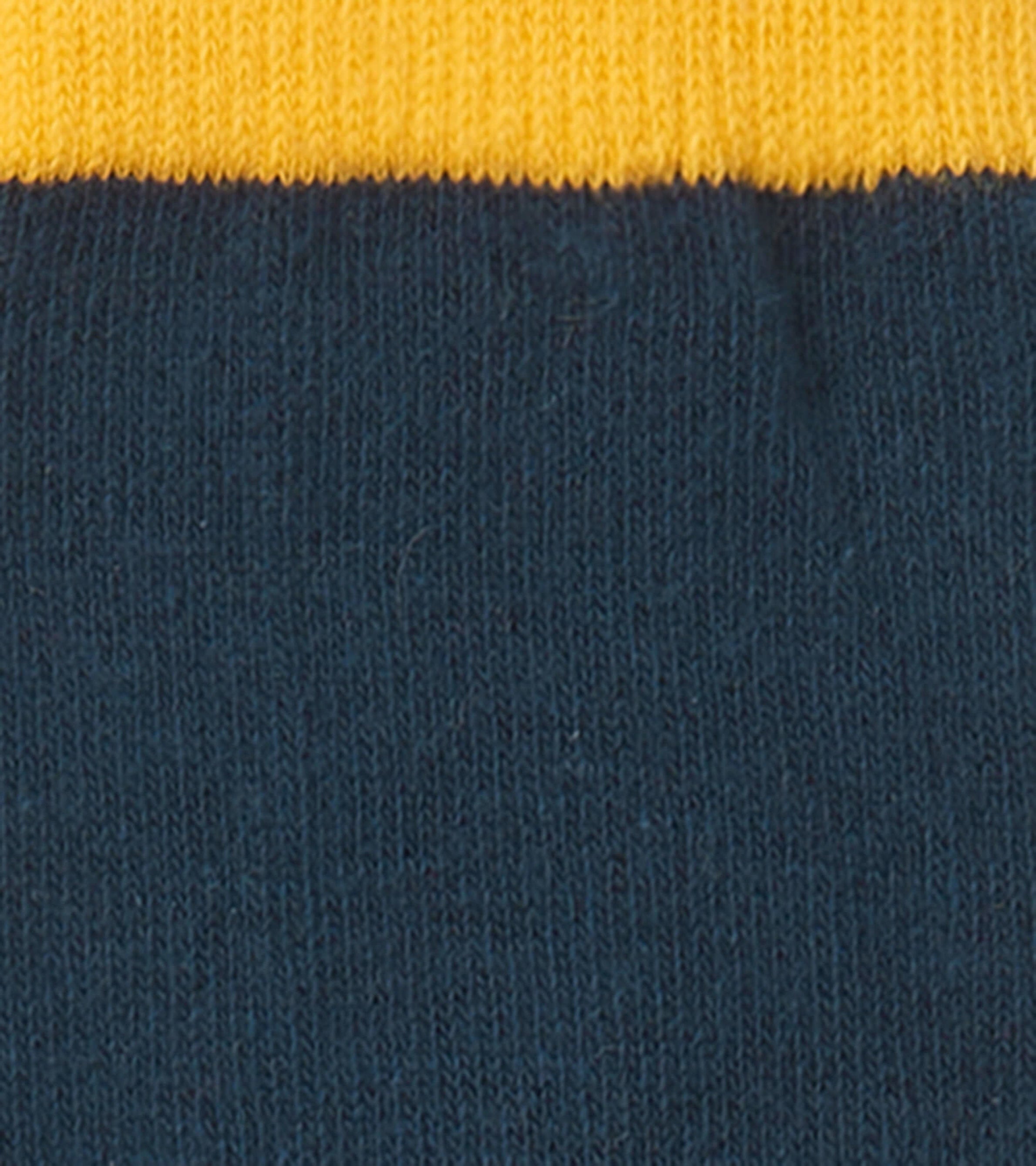 Hatley Kids Navy & Yellow Crew Socks