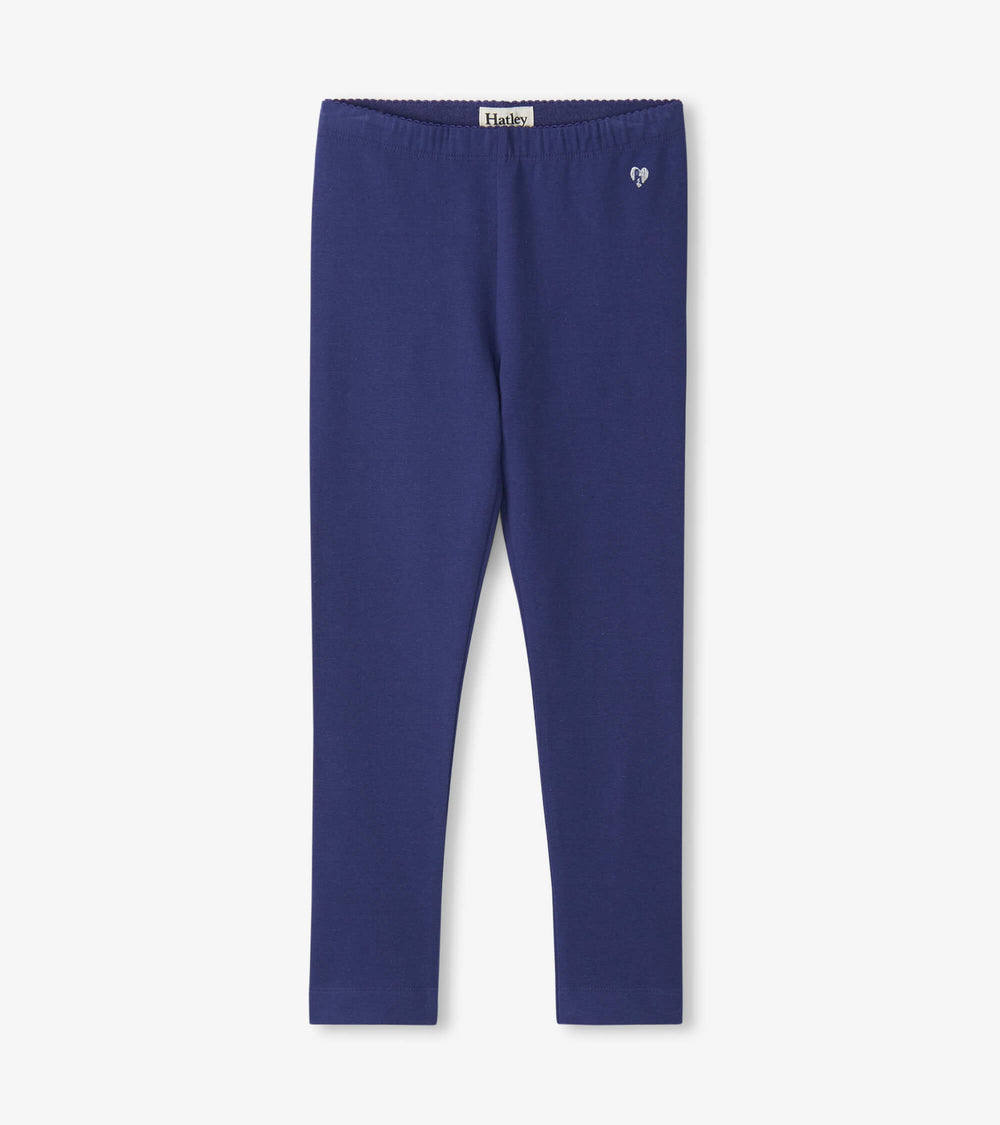 Hatley Girls Navy Leggings