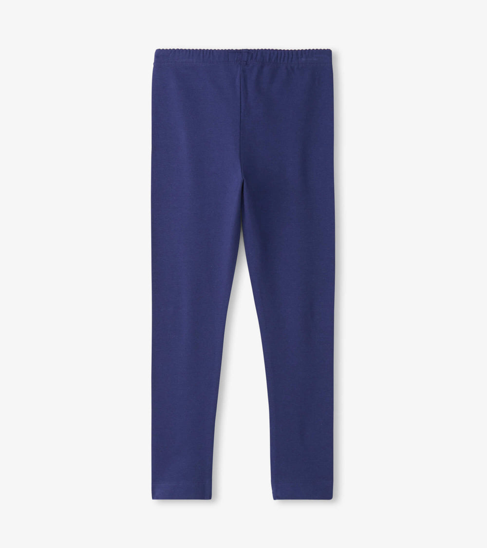 Hatley Girls Navy Leggings