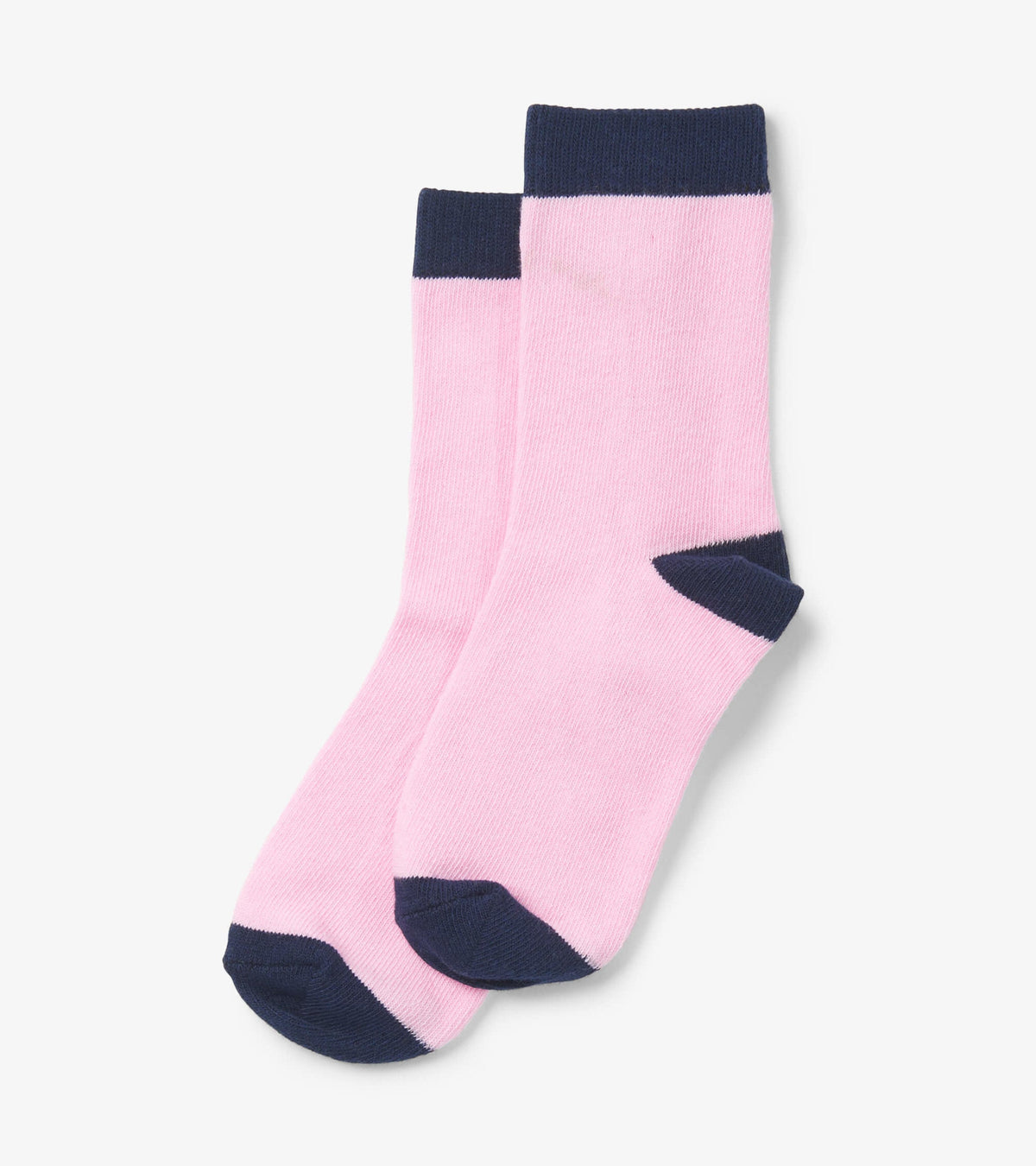 Hatley Kids Pink & Navy Crew Socks