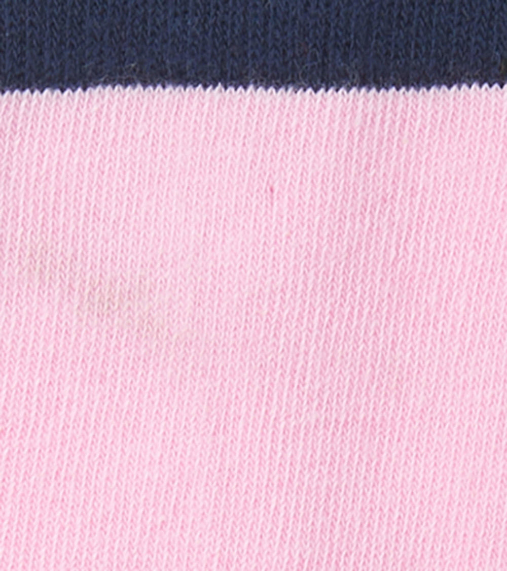 Hatley Kids Pink & Navy Crew Socks
