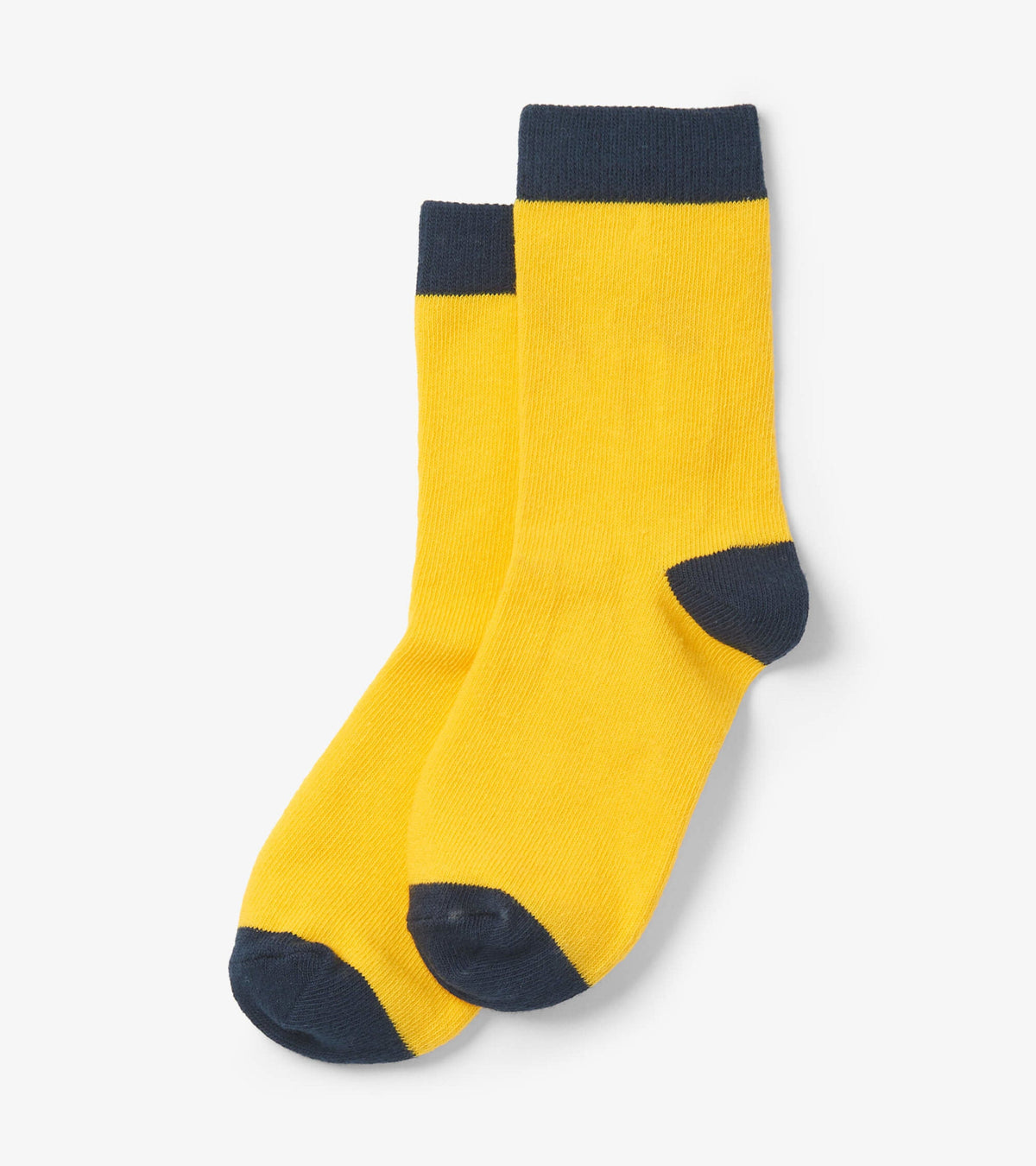 Hatley Kids Yellow & Navy Crew Socks