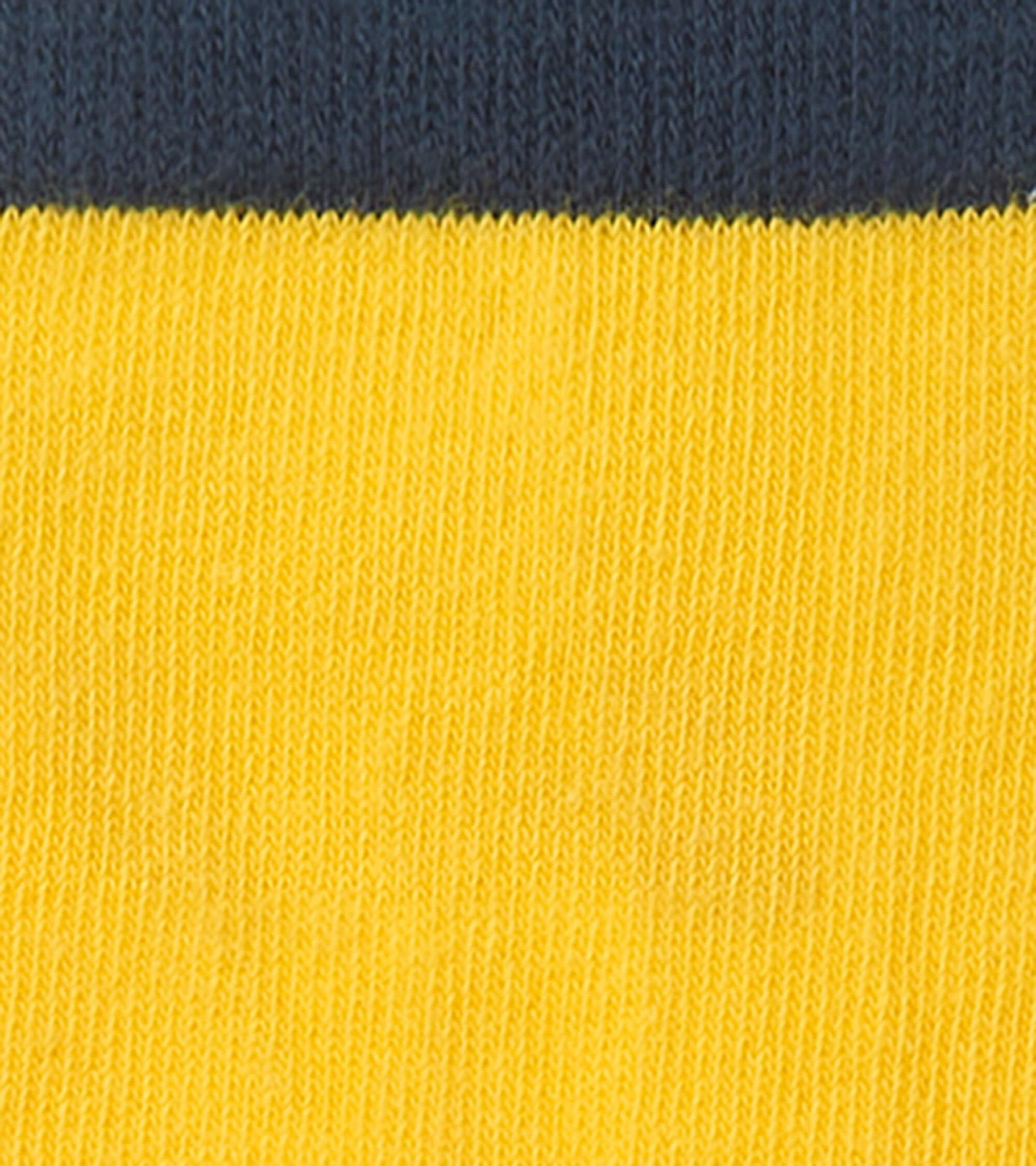 Hatley Kids Yellow & Navy Crew Socks