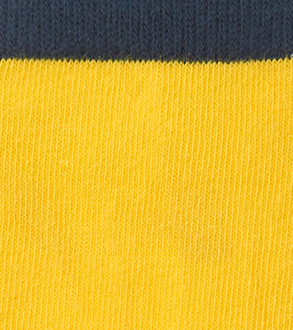 Hatley Kids Yellow & Navy Crew Socks