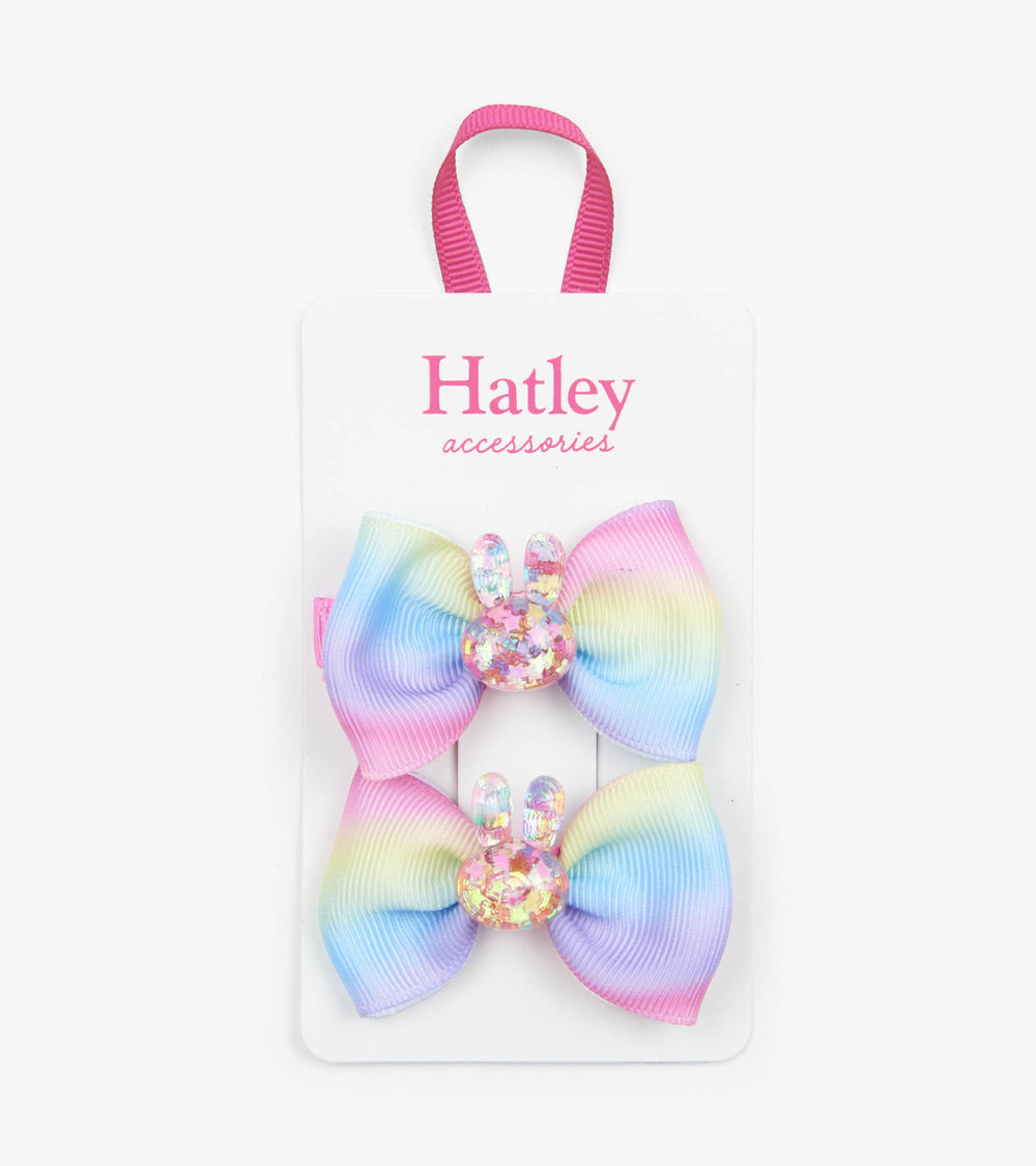 Hatley Glitter Bunnies Hair Clips