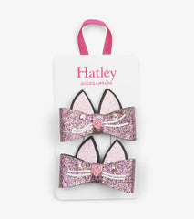 Hatley Glitter Kitties Hair Clips