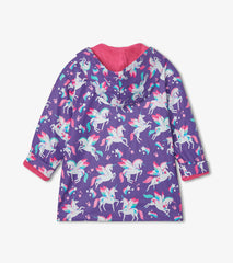 Hatley Girls Unicorn Button-Up Raincoat