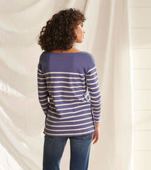 Hatley Ali Breton Top - Indigo Stripes