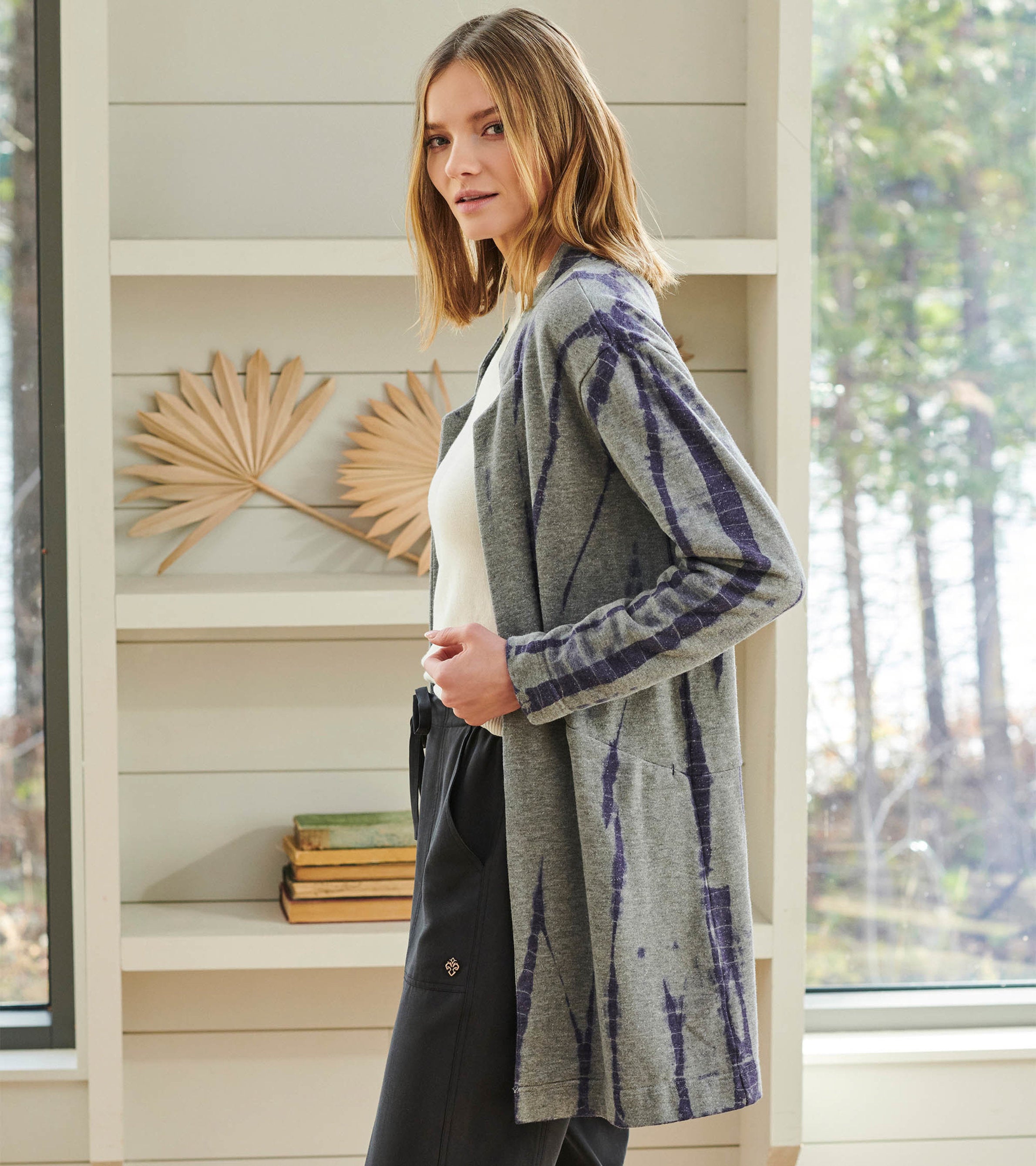 Hatley Ami Cardigan - Storm Tie Dye