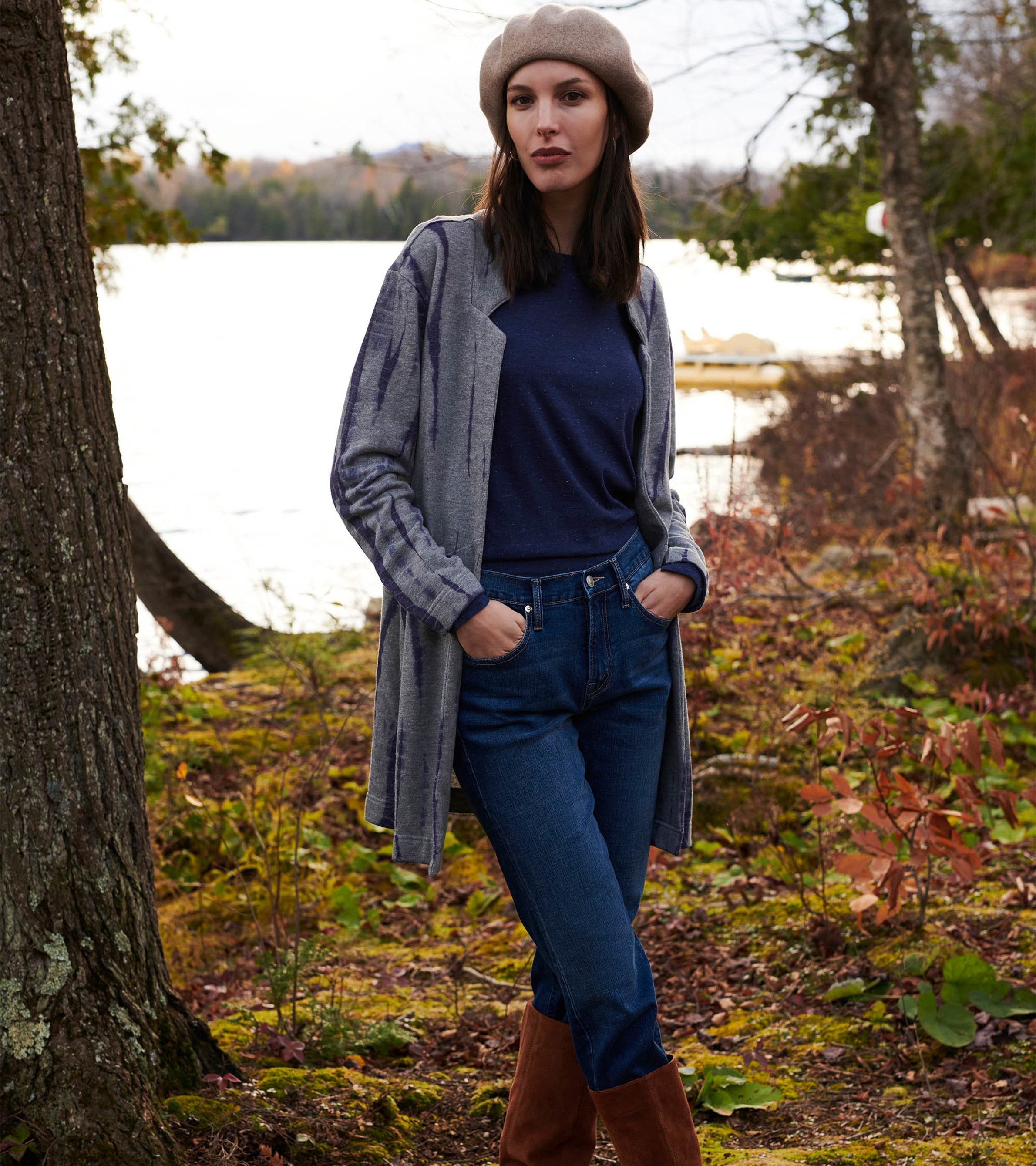 Hatley Ami Cardigan - Storm Tie Dye